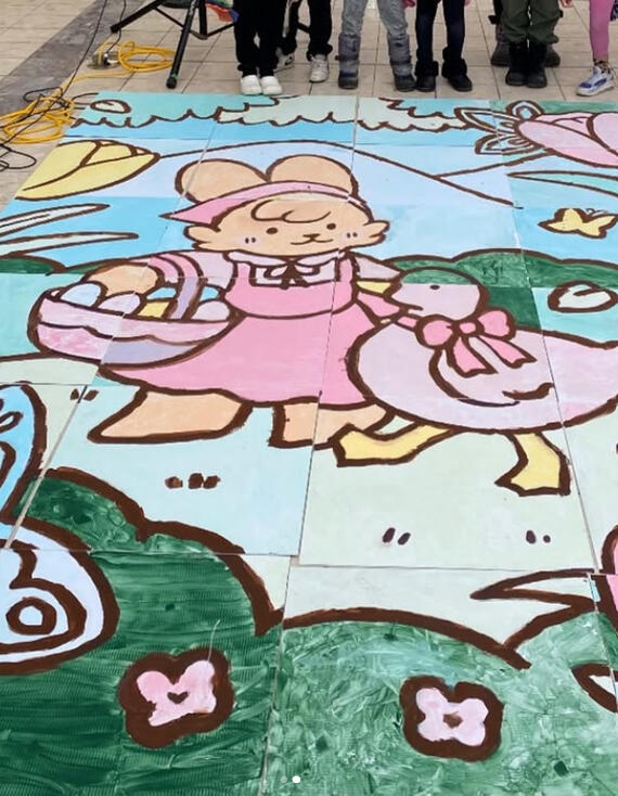 Mural Easter Event WIP