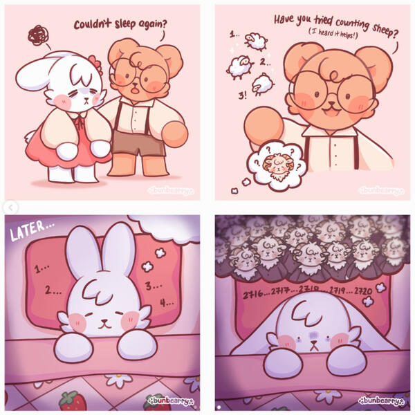 Sleep Comic Artwork