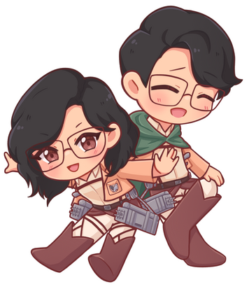 Wedding Commission (AOT Chibis)