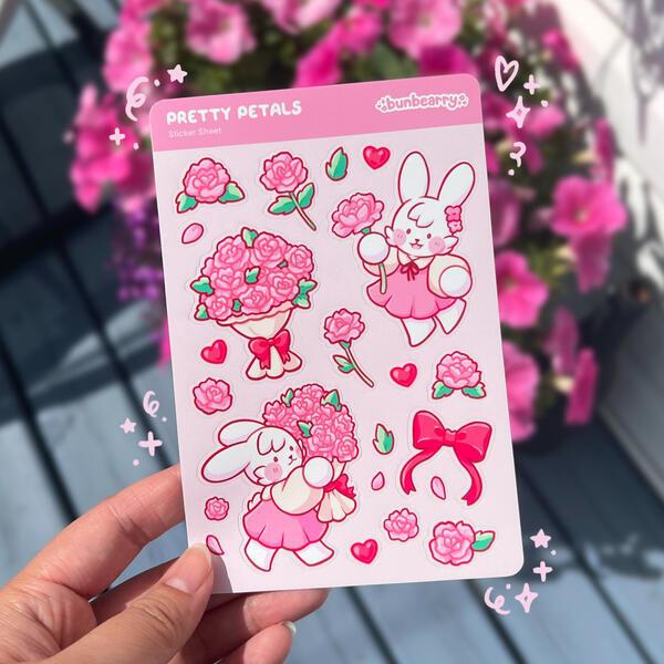 Pretty Petals Sticker Sheet