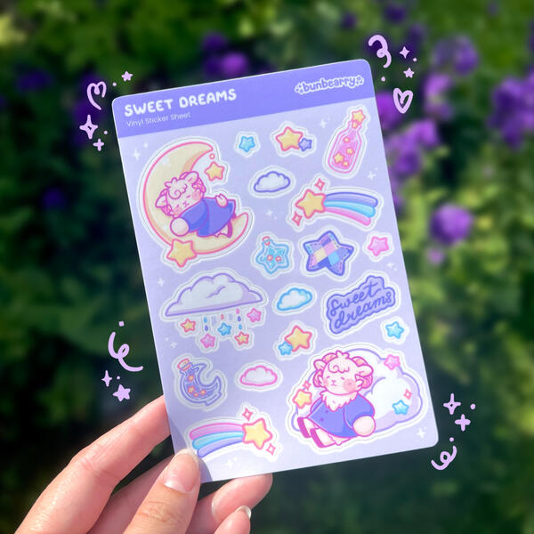 Sweet Dreams Sticker Sheet
